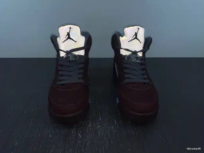 Reps TBkick Jordan 5 Burgundy Air DZ4131-600 0608